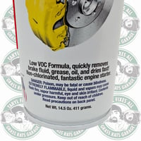 Image 6 of NEW! 14.5oz Non-Chlorinated Brake Parts Cleaner (Single Can) 