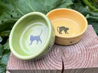 Image 4 of Cat dish- green 