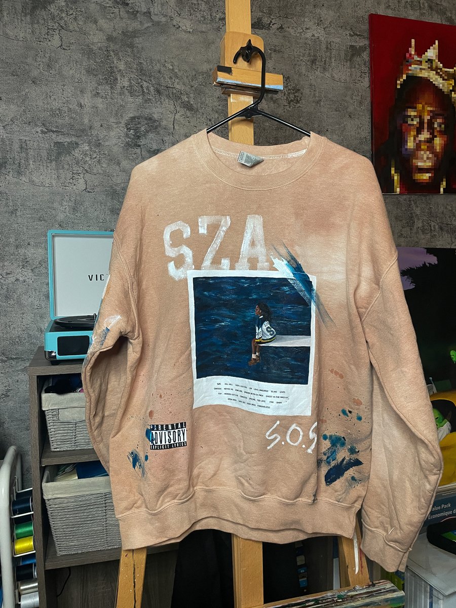 Image of “S.O.S.” custom sweatshirt