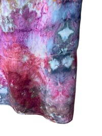 Image 11 of ♻️ UPCYCLED L 100% Linen Tunic in Warm Earthy Ice Dye