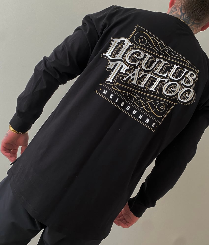 Image of Black Long Sleeve Tee