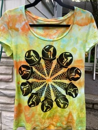 Image 1 of 'Ice Dream' Custom Blockprinted Tee (M Oneshot)