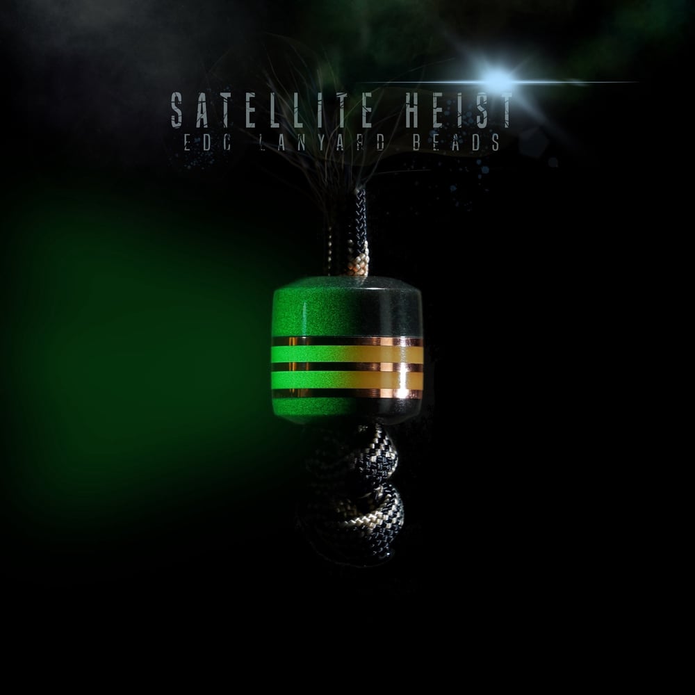 Satellite Heist EDC lanyard beads (GLOW)