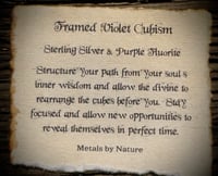 Image 14 of Framed Violet Cubism