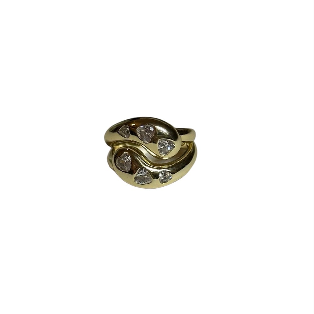 Image of The Ying Yang Crystal Ring 