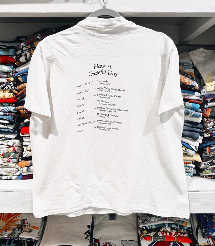〖貴重品〗トップス/GRATEFUL DEAD 半袖/ブラック/夏服/サイズM Grateful Dead 1985 Summer Tour Lot T-Shirt - Size L/XL (boxy
