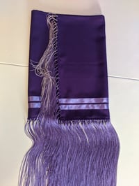 Image 2 of Purple & Lavender Pow Wow Shawl