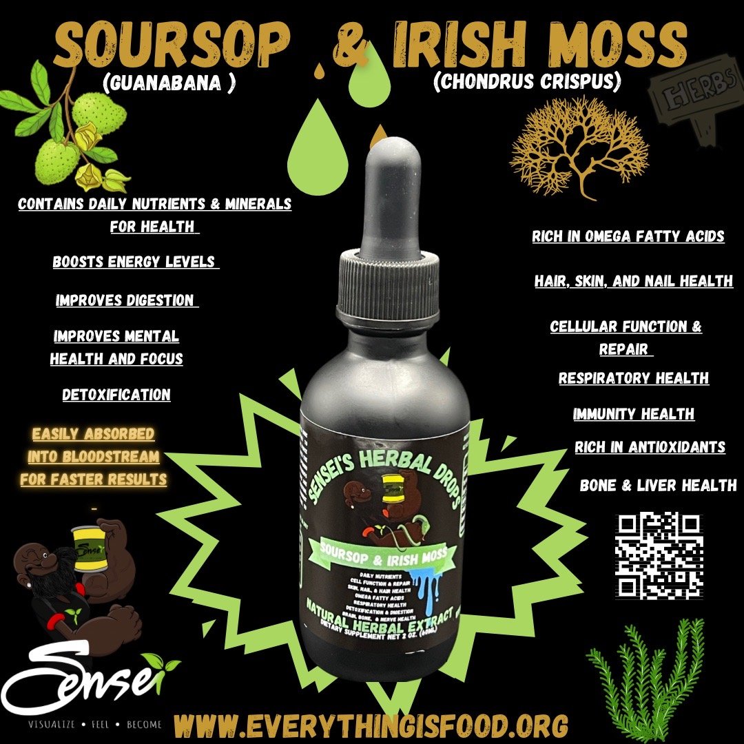 Image of Soursop & Irish moss drops 