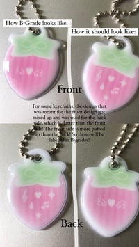 Image 4 of strawberry keychain