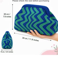 Image 5 of Teal & Blue Clutch (NEW)