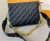 Black cousin gold hardware 