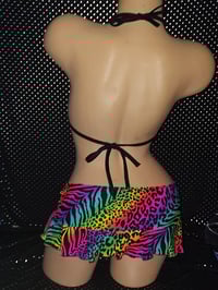 Image 4 of Neon Animal Thong Bikini