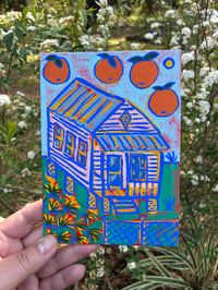 Image 2 of Artist Original Painting | FLA Scrub Pine House