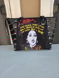 Image 4 of X Ray Spex Poly Styrene shoulder bag with chains
