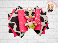 Pink/Blk & White Cow