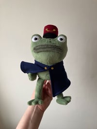 Image 2 of Small - Band Uniform Frog Of Many Names Plushie - OTGW - Made To Order