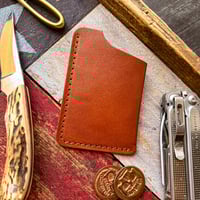 Image 1 of 107 CARD HOLDER - BUCK BROWN