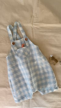 Image 5 of SHORT LINEN OVERALLS