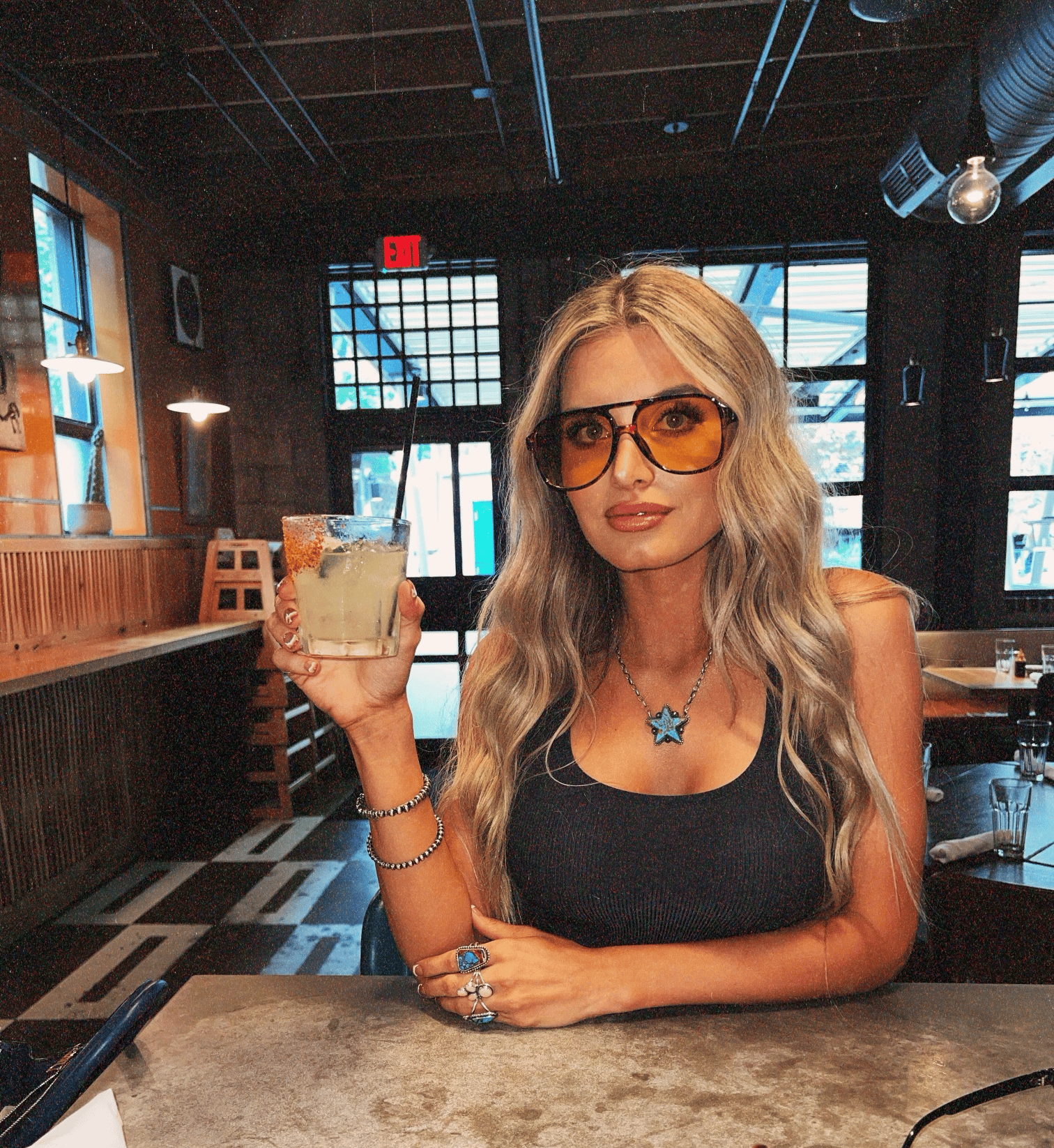 Image of Vintage Night Vision Sunnies "Leopard/ Yellow"