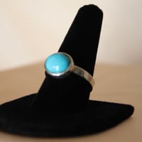 Image 2 of Kingman Turquoise Ring (without edge)