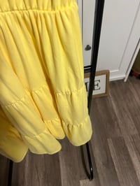Image 2 of yellow tier dress