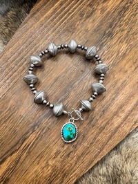 Image 5 of Mercury Dime & Sterling Pearls Bracelet with Charm - MADE TO ORDER