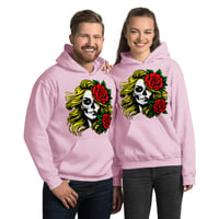 Image 3 of Blonde sugar skull Unisex Hoodie