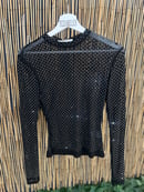 Image of Mesh dimante top 