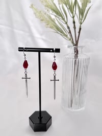Vampire Sword Earrings