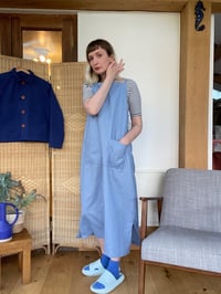 Image 1 of Long Every Dress ~ Cornflower Blue M 