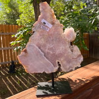 Image 2 of Pink Amethyst on Stand