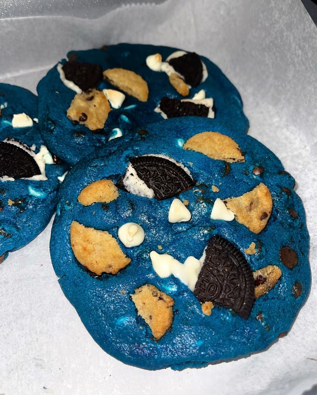 Cookie Monster cookie