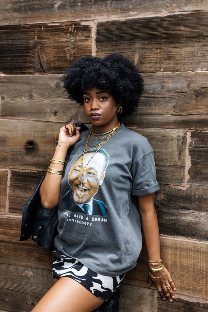 Image of MLK Dream Tee Acid Wash 