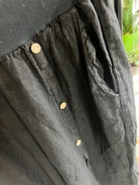 Image 2 of black linen pants 