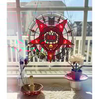 Image 1 of Cult of the Lamb Acrylic Suncatcher ‼️PREORDER‼️