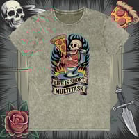 Image 4 of Multitask Vintage Wash Denim Tee