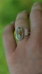Image of Opal & Rohturmalin Doppelring 