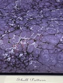 Marbled Acrylic I Permanent Collection - Shell Pattern on Slate & Amethyst