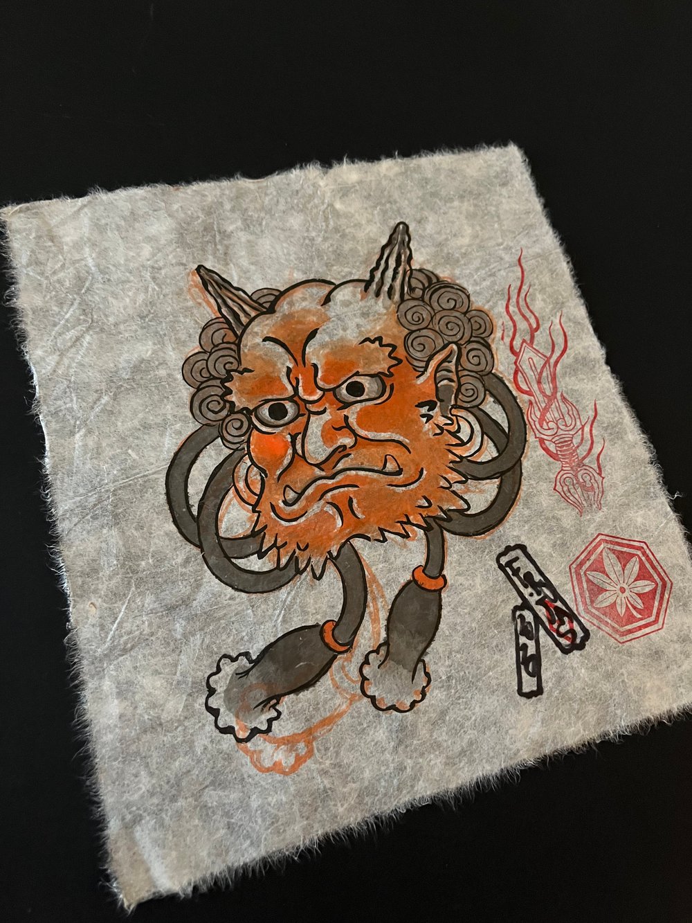 Oni original painting 