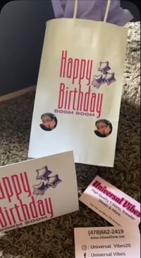 Image 1 of Custom Gift Bag (BAG ONLY)