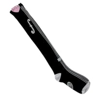 Image 3 of black harmony socks