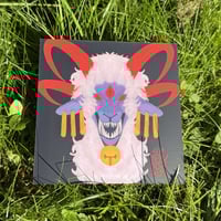 The lamb with many eyes postcard 