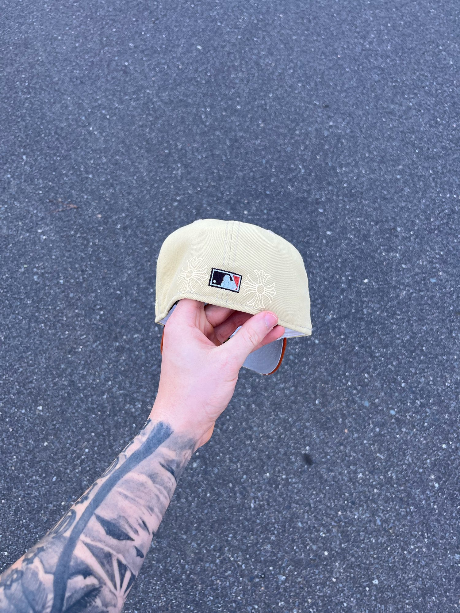 Image of TRI TONE NEUTRAL EARTH TONE COLORADO ROCKIES CUSTOM FITTED CAP