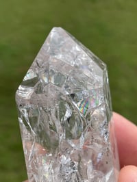Image 3 of Crackle Quartz Crystal Tower #1505
