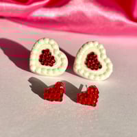 Red Velvet Delight Stud Set