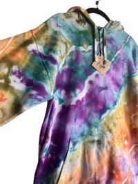 Image 8 of S Unisex Comfort Wash Hoodie in Bold Geode Ice Dye