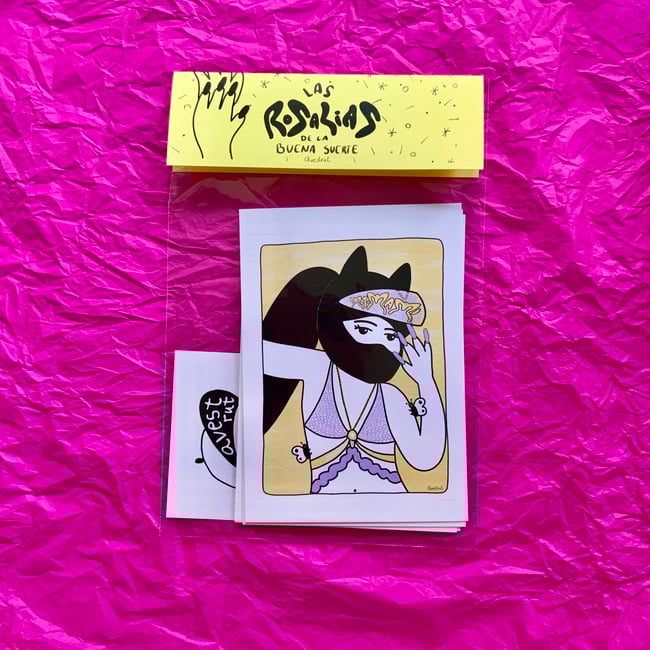 Pack de postales “Las Rosalías de la buena suerte.”