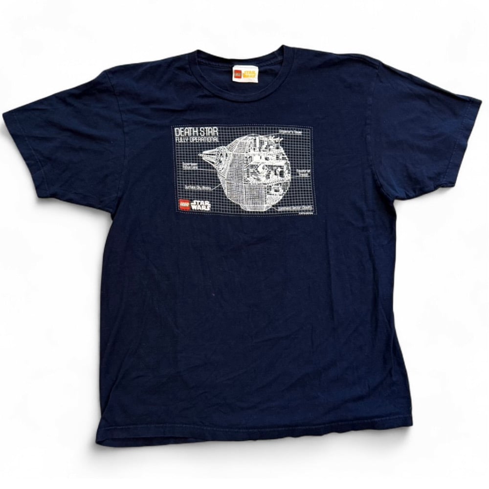 Image of 2000s Lego Star Wars Death Star Graphic Tee (XL)