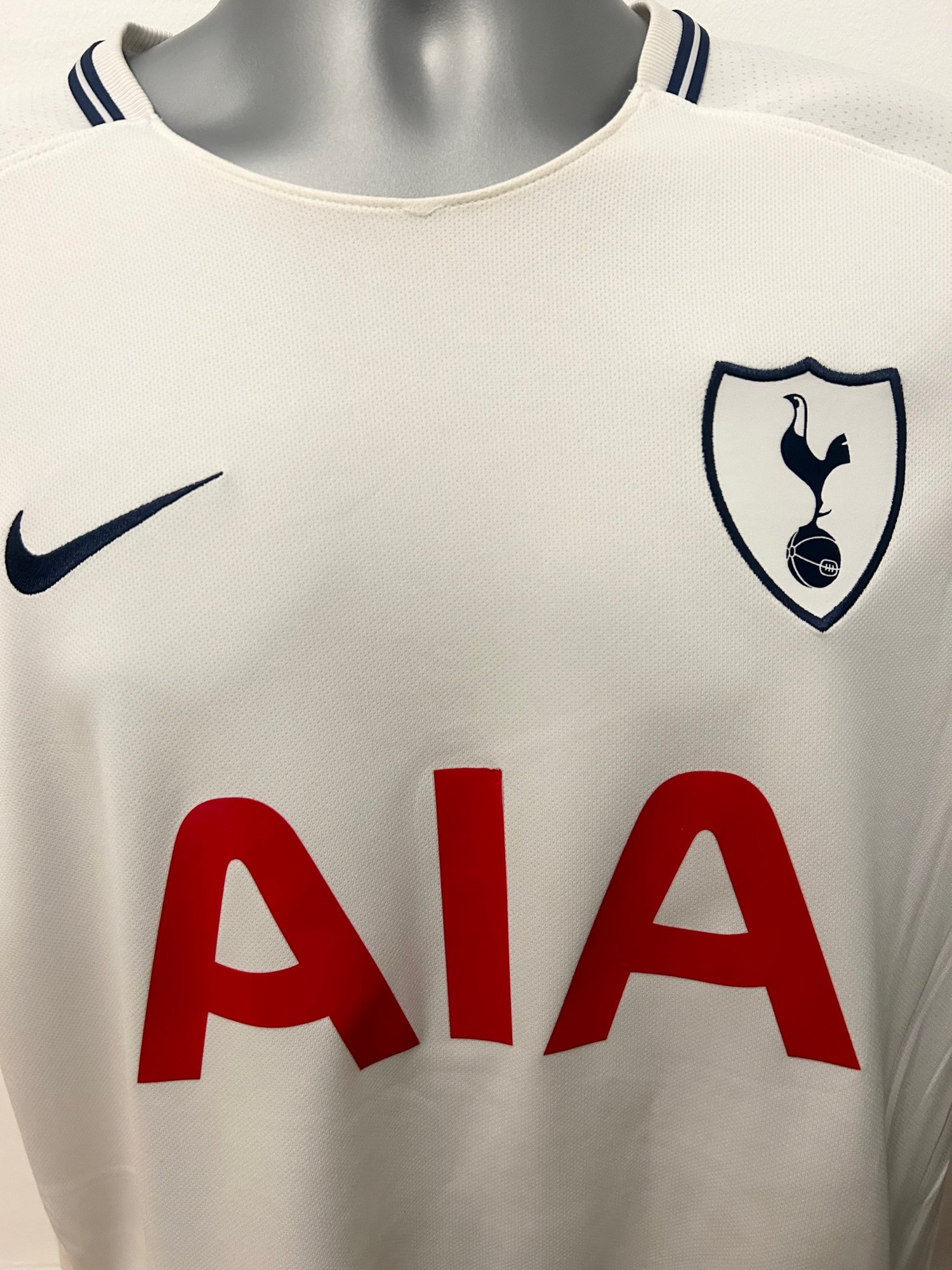 Image of Tottenham Hotspur “DEMBÉLÉ 19” 2017/18 Home Shirt + UCL patches, L