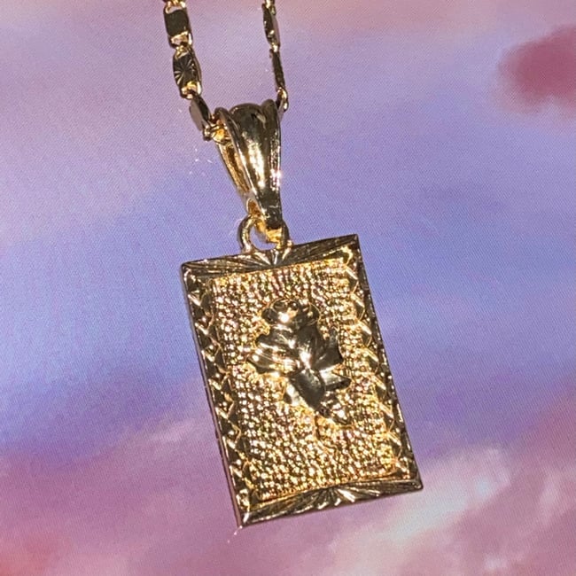 Como La Flor Gold-Plated Necklace 